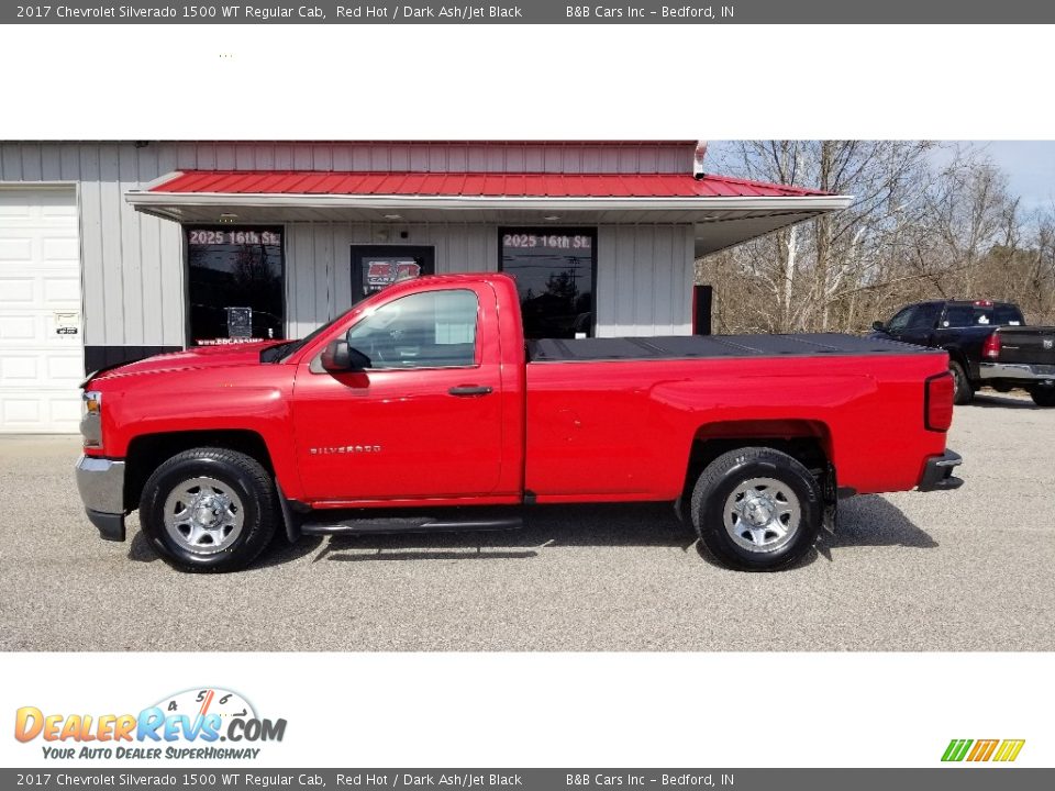 2017 Chevrolet Silverado 1500 WT Regular Cab Red Hot / Dark Ash/Jet Black Photo #1