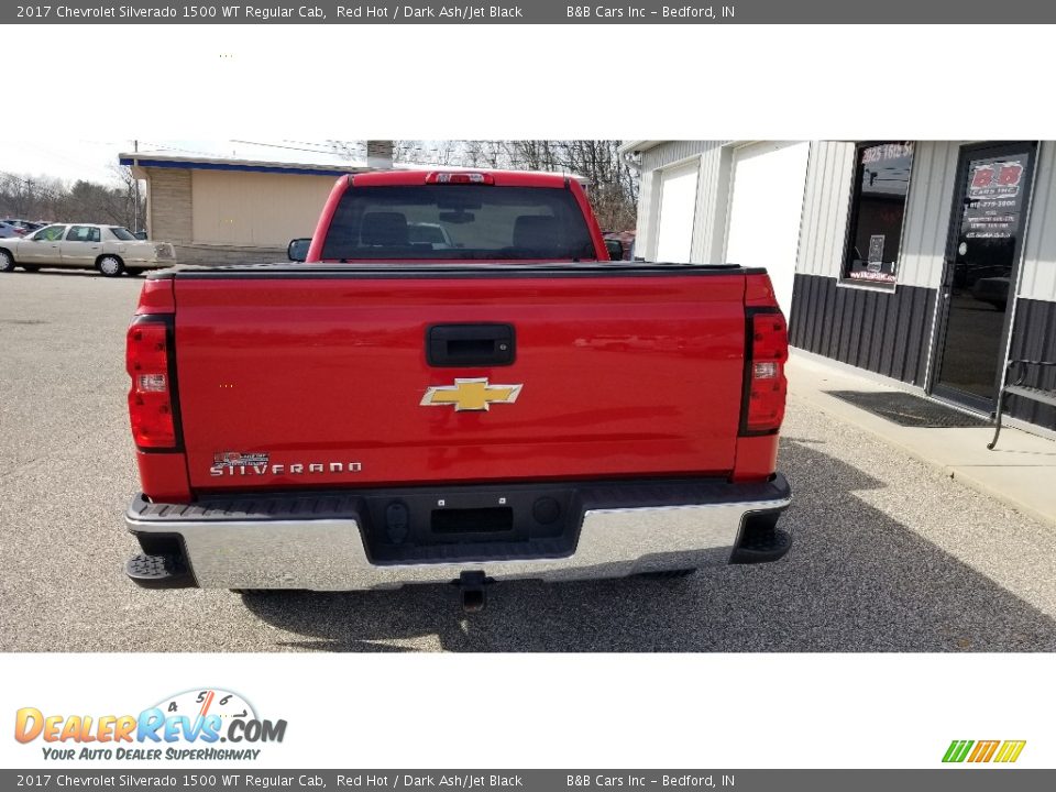 2017 Chevrolet Silverado 1500 WT Regular Cab Red Hot / Dark Ash/Jet Black Photo #3