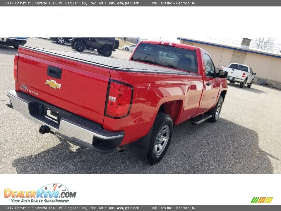 2017 Chevrolet Silverado 1500 WT Regular Cab Red Hot / Dark Ash/Jet Black Photo #4