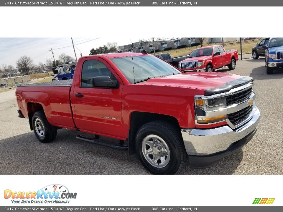 2017 Chevrolet Silverado 1500 WT Regular Cab Red Hot / Dark Ash/Jet Black Photo #5