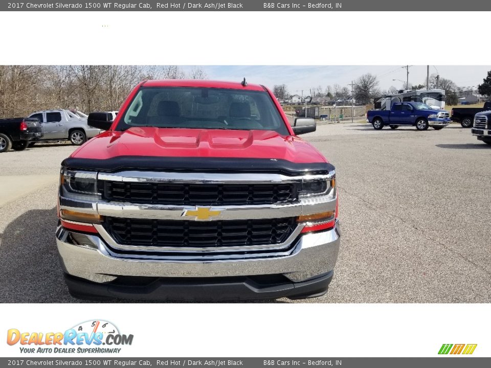 2017 Chevrolet Silverado 1500 WT Regular Cab Red Hot / Dark Ash/Jet Black Photo #6