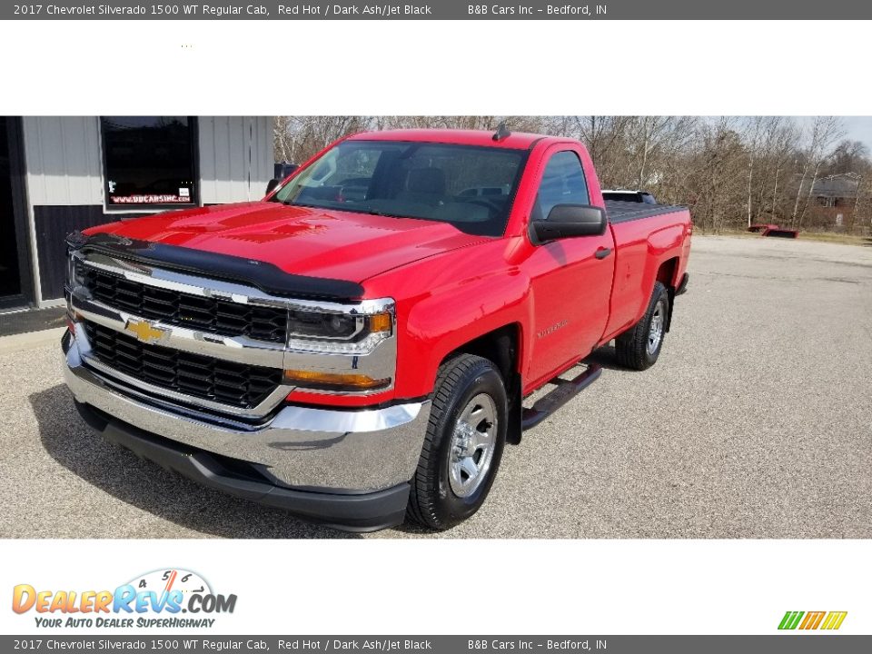 2017 Chevrolet Silverado 1500 WT Regular Cab Red Hot / Dark Ash/Jet Black Photo #7