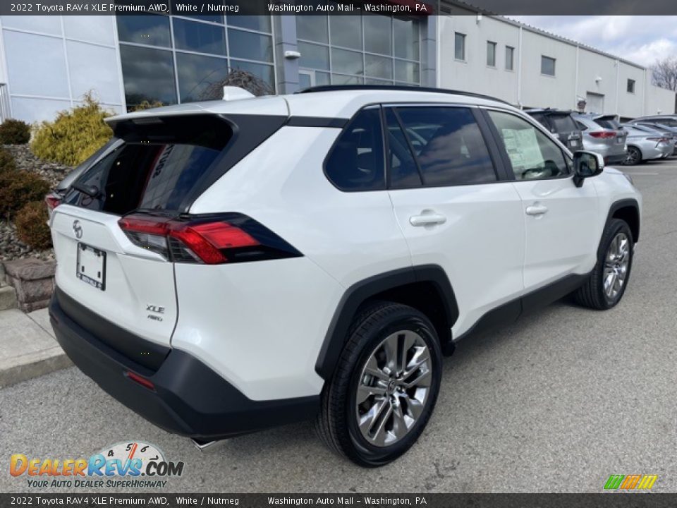 2022 Toyota RAV4 XLE Premium AWD White / Nutmeg Photo #9