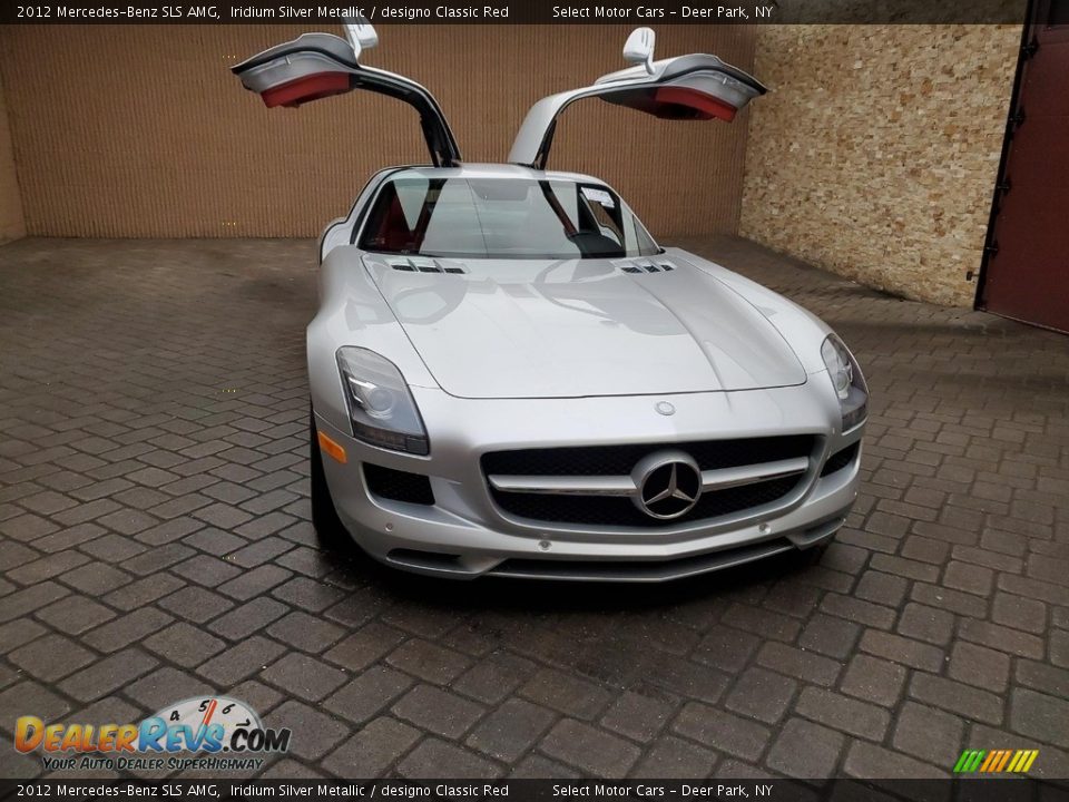 2012 Mercedes-Benz SLS AMG Iridium Silver Metallic / designo Classic Red Photo #5