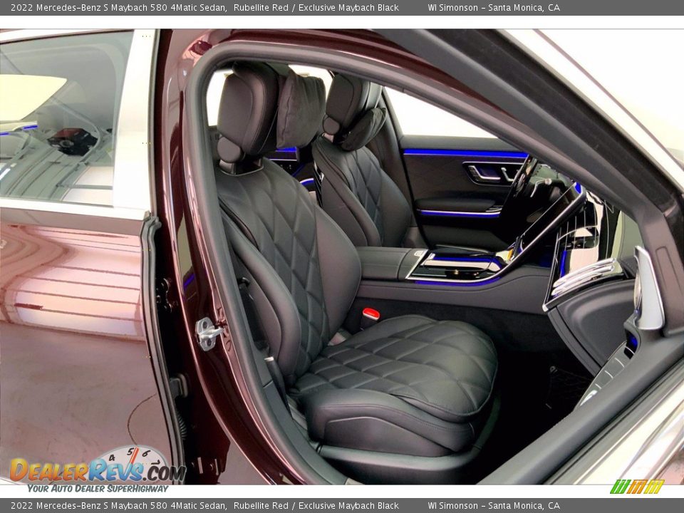 Exclusive Maybach Black Interior - 2022 Mercedes-Benz S Maybach 580 4Matic Sedan Photo #5