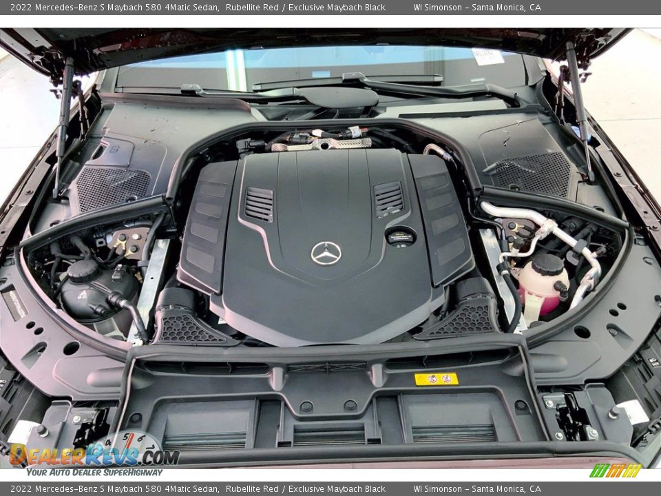 2022 Mercedes-Benz S Maybach 580 4Matic Sedan 4.0 Liter DI biturbo DOHC 32-Valve VVT V8 Engine Photo #9