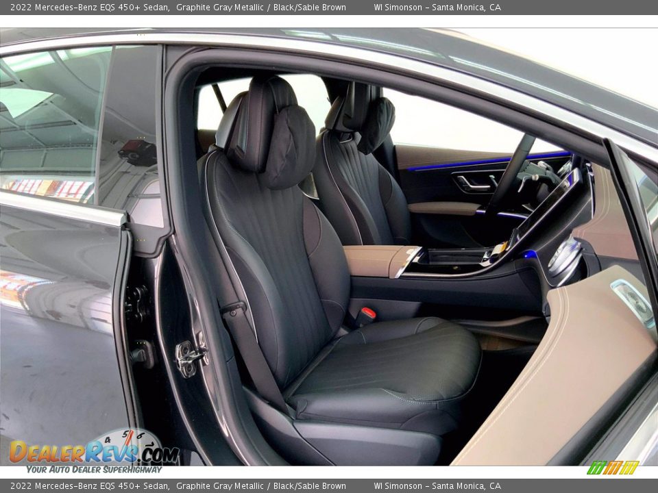 Front Seat of 2022 Mercedes-Benz EQS 450+ Sedan Photo #5