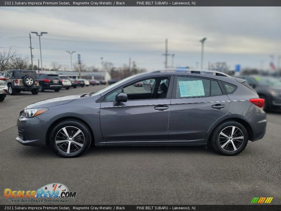 2021 Subaru Impreza Premium Sedan Magnetite Gray Metallic / Black Photo #16