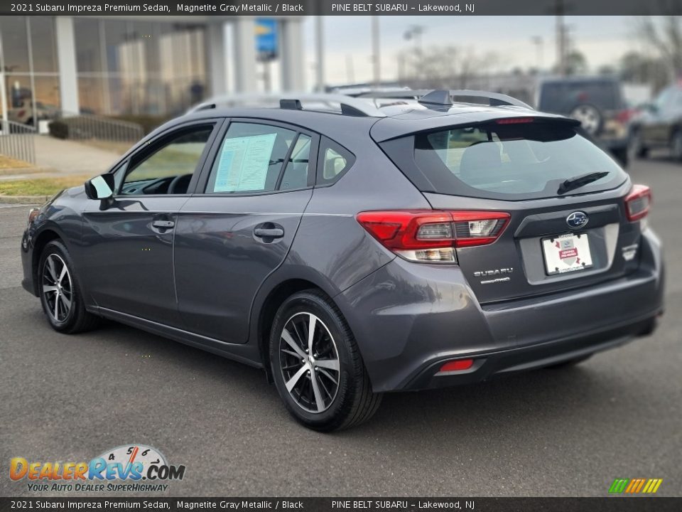 2021 Subaru Impreza Premium Sedan Magnetite Gray Metallic / Black Photo #17