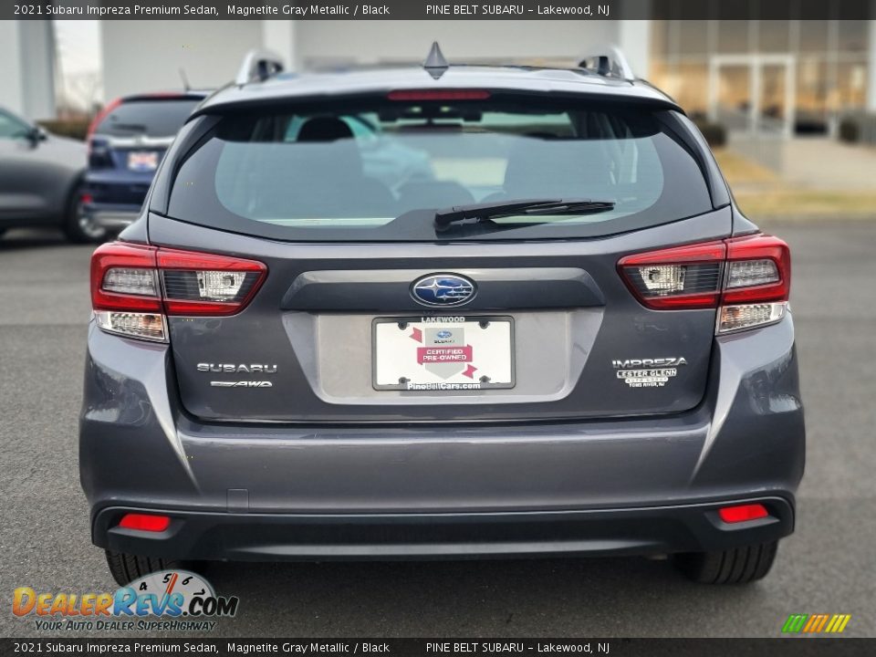 2021 Subaru Impreza Premium Sedan Magnetite Gray Metallic / Black Photo #18