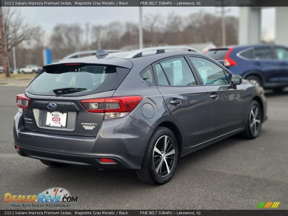 2021 Subaru Impreza Premium Sedan Magnetite Gray Metallic / Black Photo #19