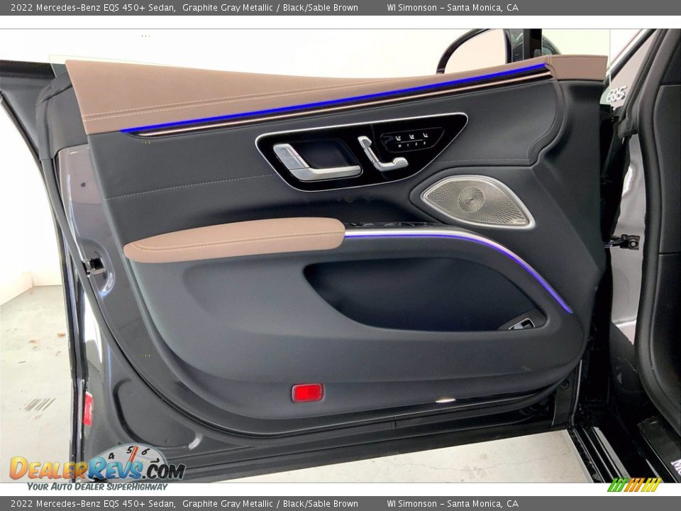 Door Panel of 2022 Mercedes-Benz EQS 450+ Sedan Photo #9