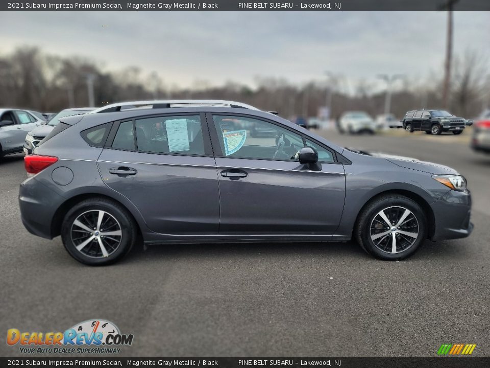 2021 Subaru Impreza Premium Sedan Magnetite Gray Metallic / Black Photo #20