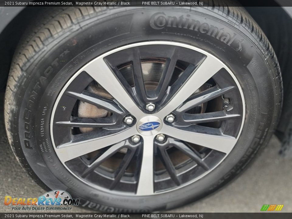 2021 Subaru Impreza Premium Sedan Magnetite Gray Metallic / Black Photo #21