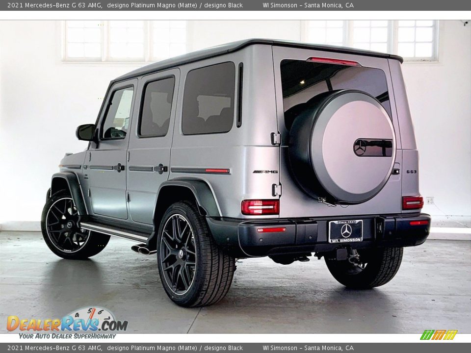 2021 Mercedes-Benz G 63 AMG designo Platinum Magno (Matte) / designo Black Photo #2