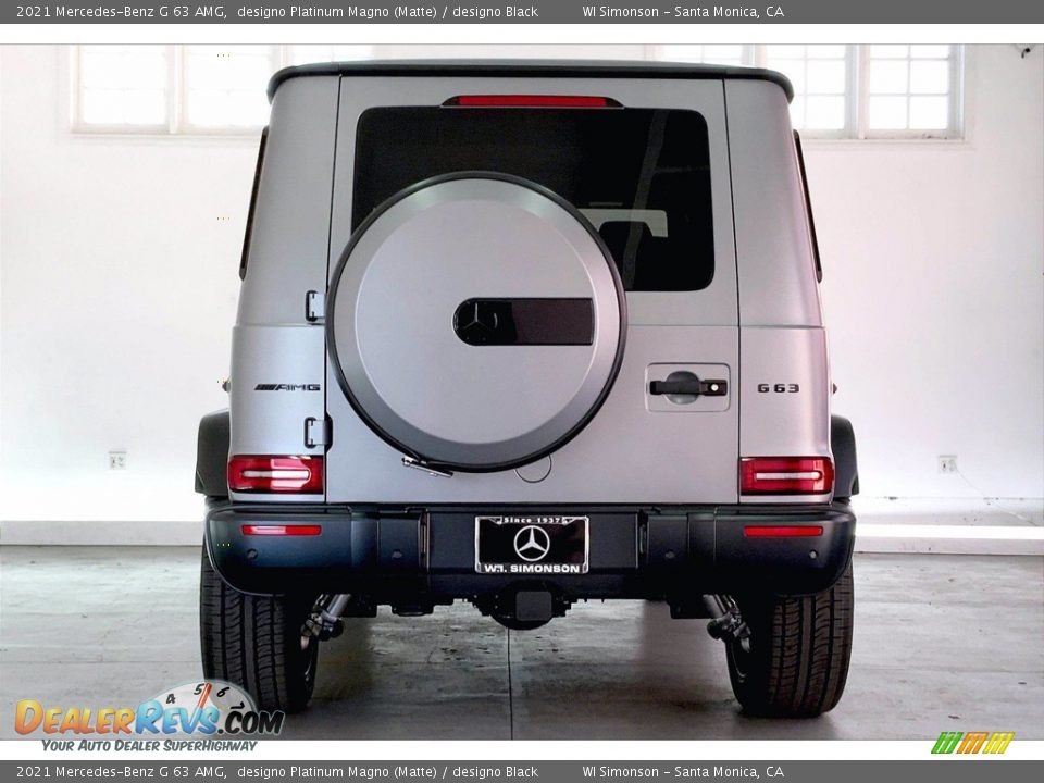 2021 Mercedes-Benz G 63 AMG designo Platinum Magno (Matte) / designo Black Photo #3