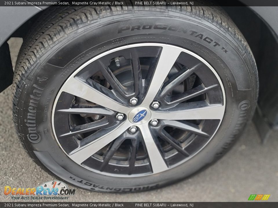 2021 Subaru Impreza Premium Sedan Magnetite Gray Metallic / Black Photo #27