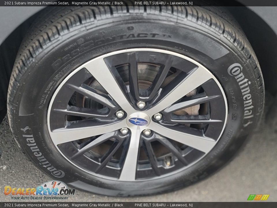 2021 Subaru Impreza Premium Sedan Magnetite Gray Metallic / Black Photo #32