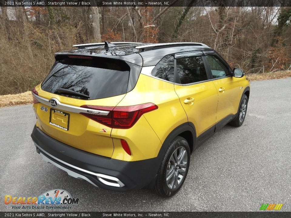 2021 Kia Seltos S AWD Starbright Yellow / Black Photo #6