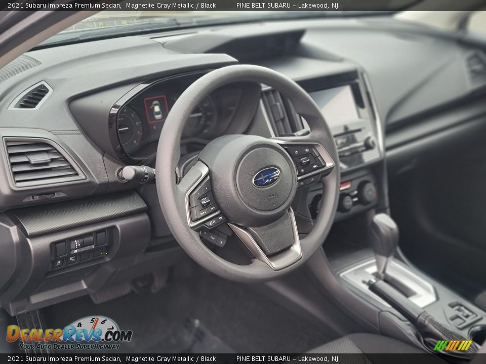 2021 Subaru Impreza Premium Sedan Magnetite Gray Metallic / Black Photo #33