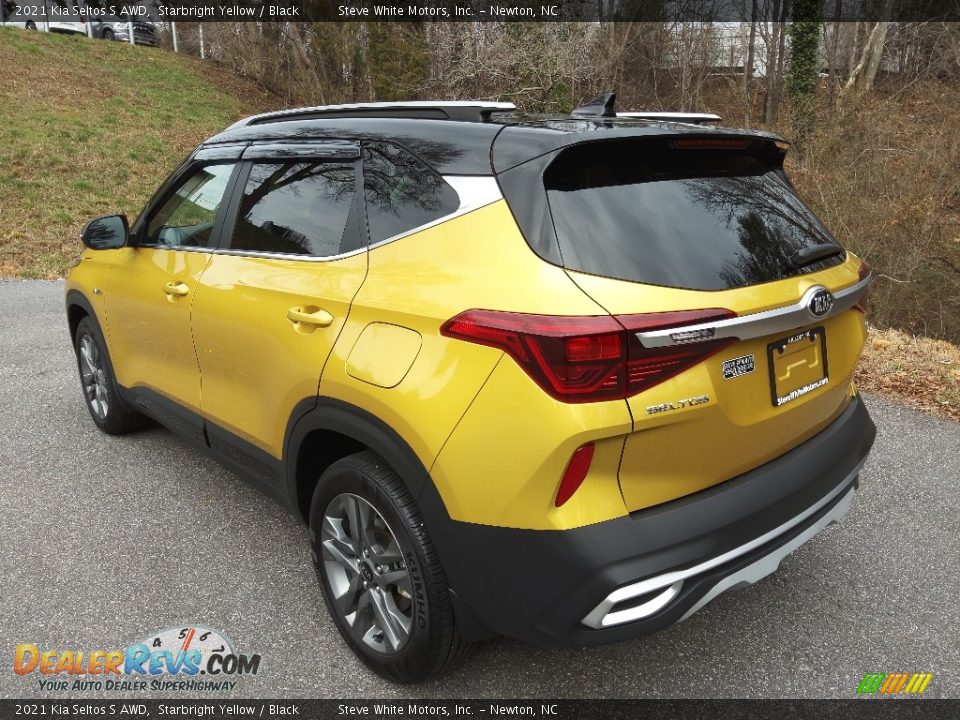 2021 Kia Seltos S AWD Starbright Yellow / Black Photo #8