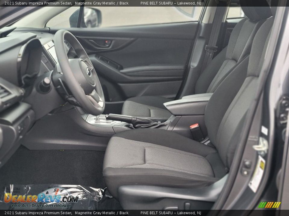 2021 Subaru Impreza Premium Sedan Magnetite Gray Metallic / Black Photo #35