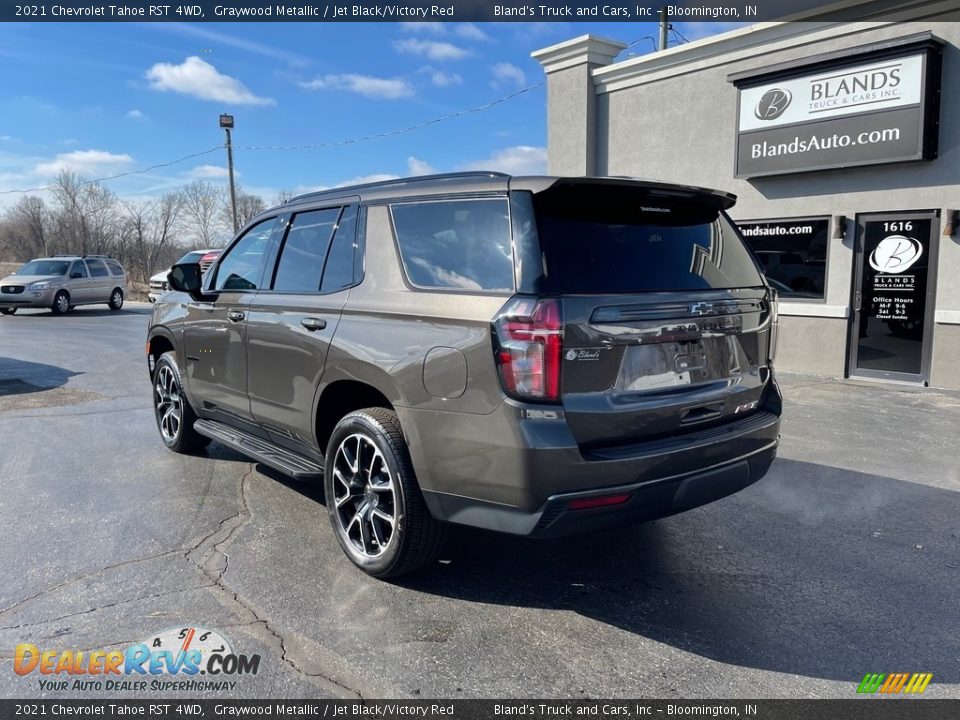 2021 Chevrolet Tahoe RST 4WD Graywood Metallic / Jet Black/Victory Red Photo #3