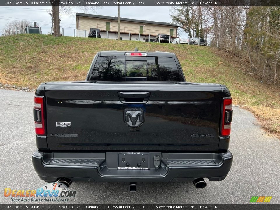 2022 Ram 1500 Laramie G/T Crew Cab 4x4 Diamond Black Crystal Pearl / Black Photo #9