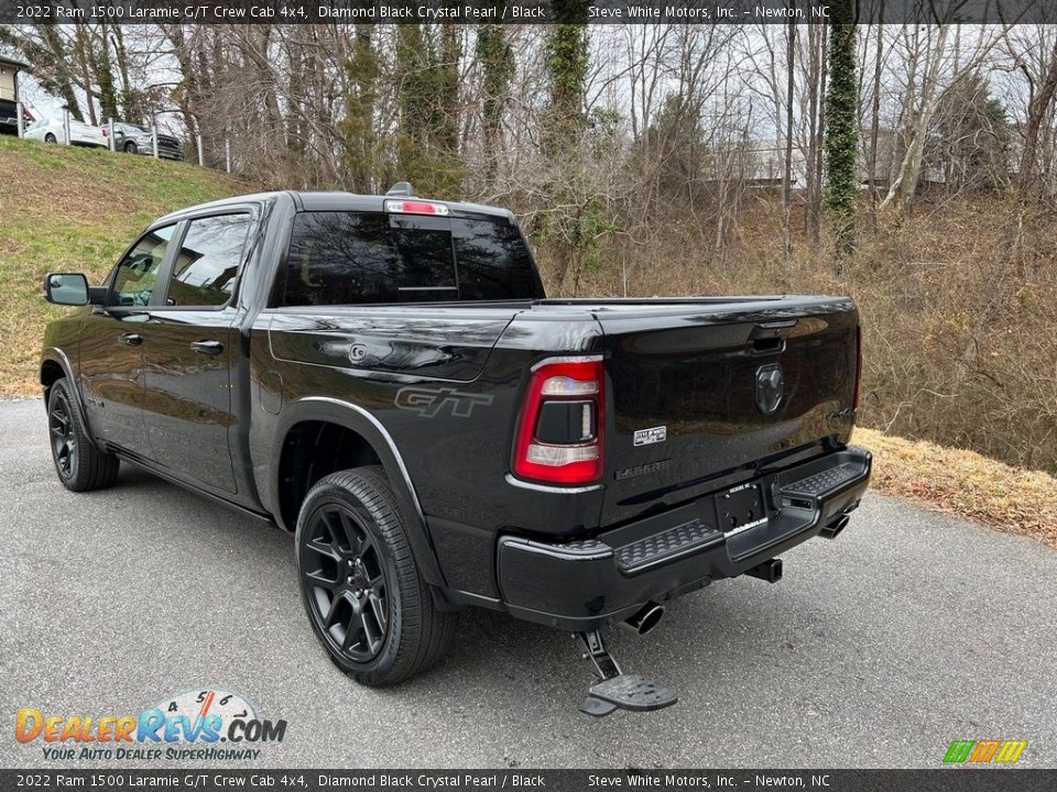 2022 Ram 1500 Laramie G/T Crew Cab 4x4 Diamond Black Crystal Pearl / Black Photo #11