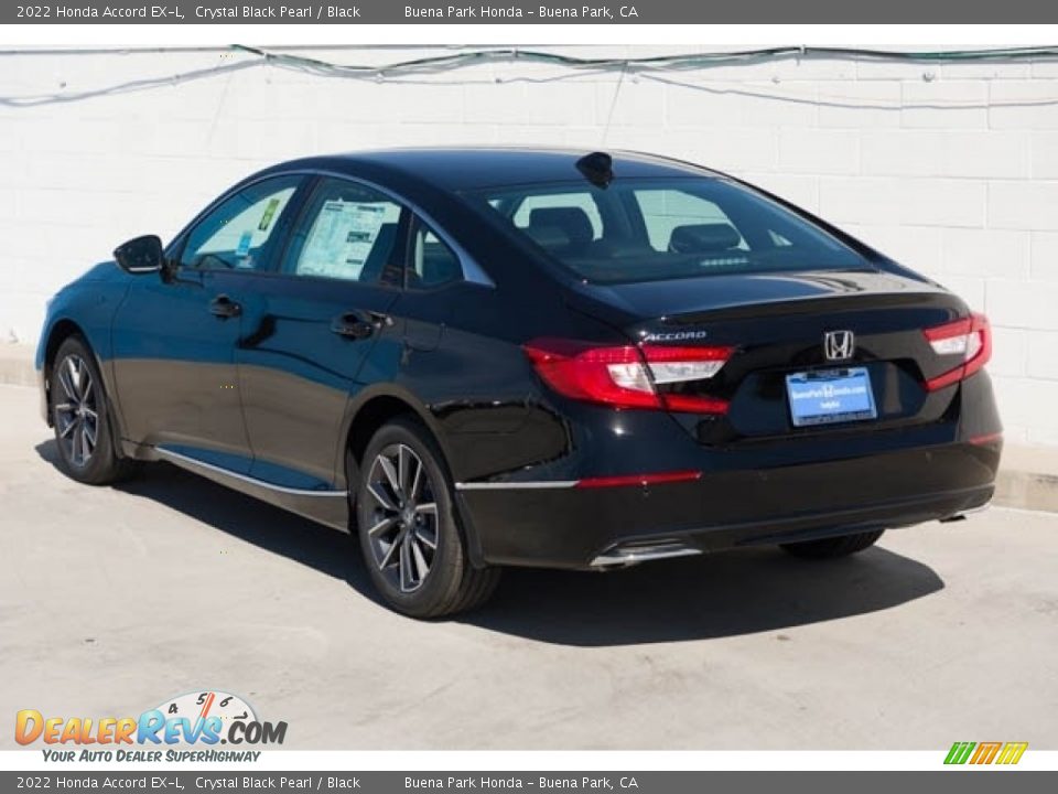 2022 Honda Accord EX-L Crystal Black Pearl / Black Photo #2