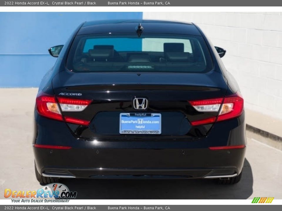 2022 Honda Accord EX-L Crystal Black Pearl / Black Photo #5