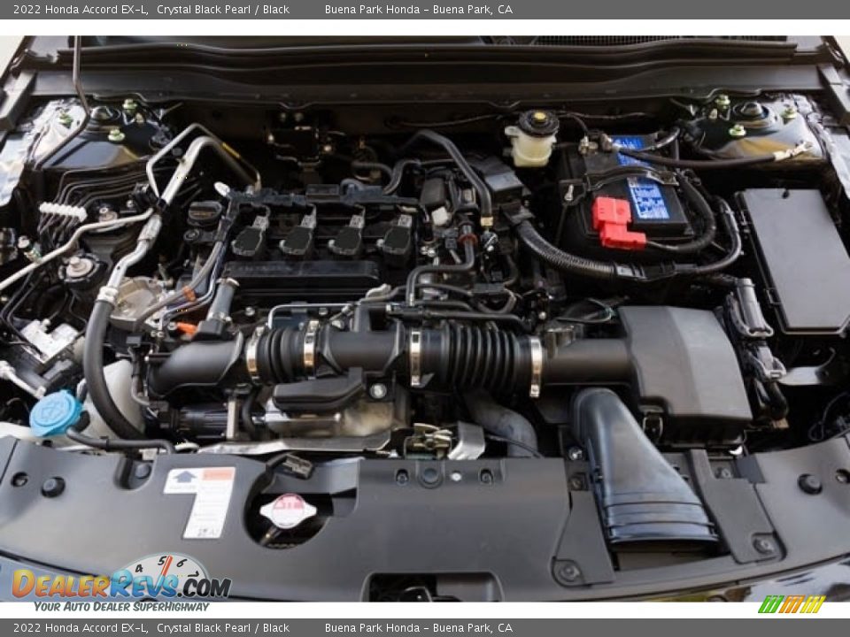 2022 Honda Accord EX-L 1.5 Liter Turbocharged DOHC 16-Valve i-VTEC 4 Cylinder Engine Photo #9