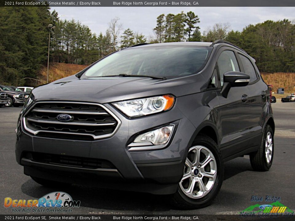 2021 Ford EcoSport SE Smoke Metallic / Ebony Black Photo #1