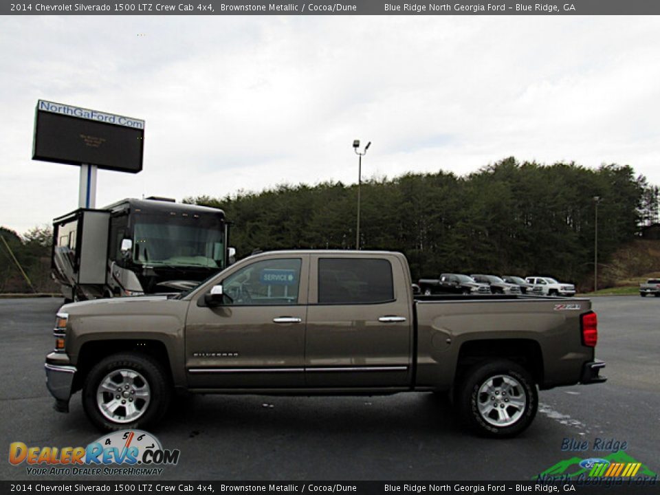 2014 Chevrolet Silverado 1500 LTZ Crew Cab 4x4 Brownstone Metallic / Cocoa/Dune Photo #2