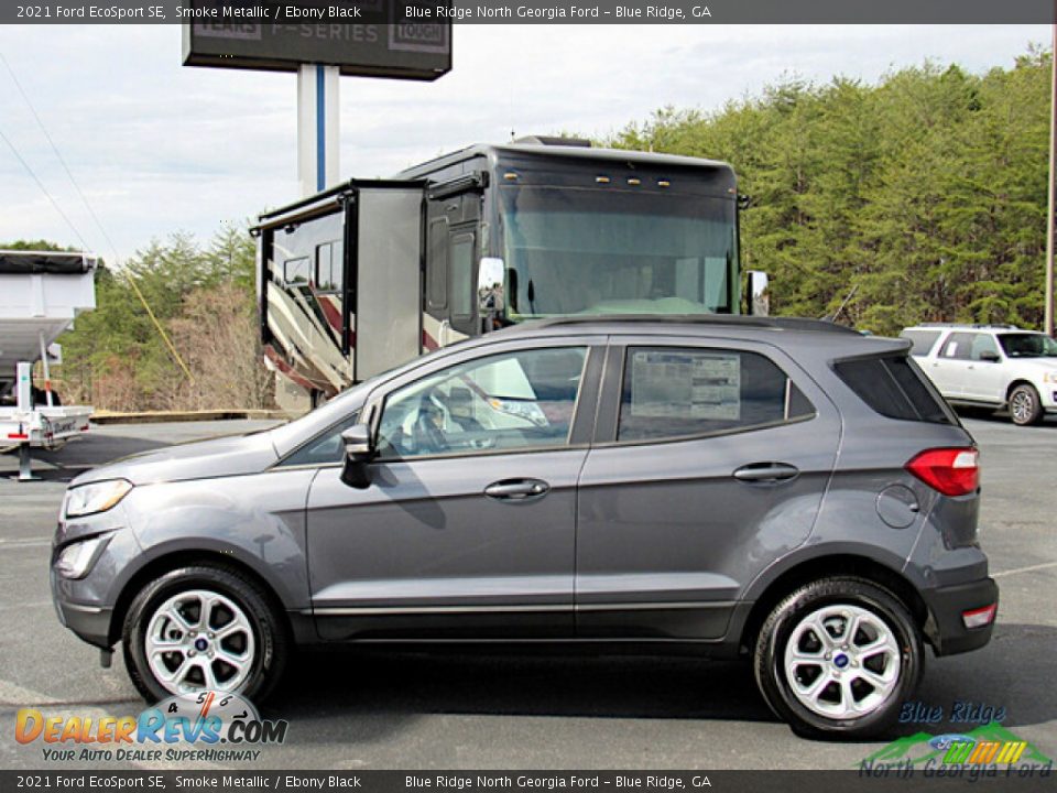 2021 Ford EcoSport SE Smoke Metallic / Ebony Black Photo #2