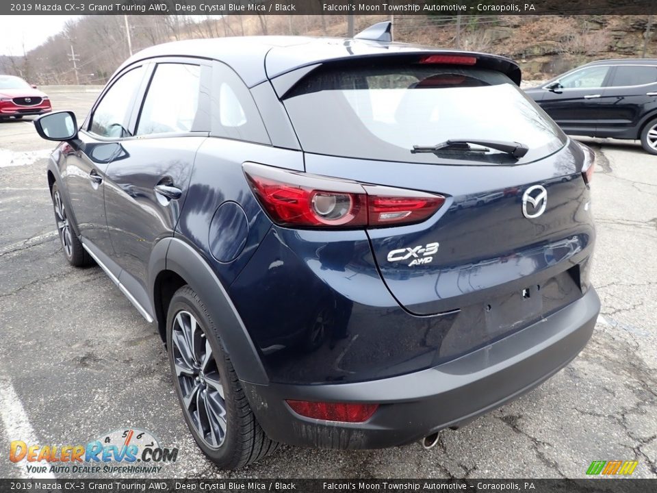 2019 Mazda CX-3 Grand Touring AWD Deep Crystal Blue Mica / Black Photo #2