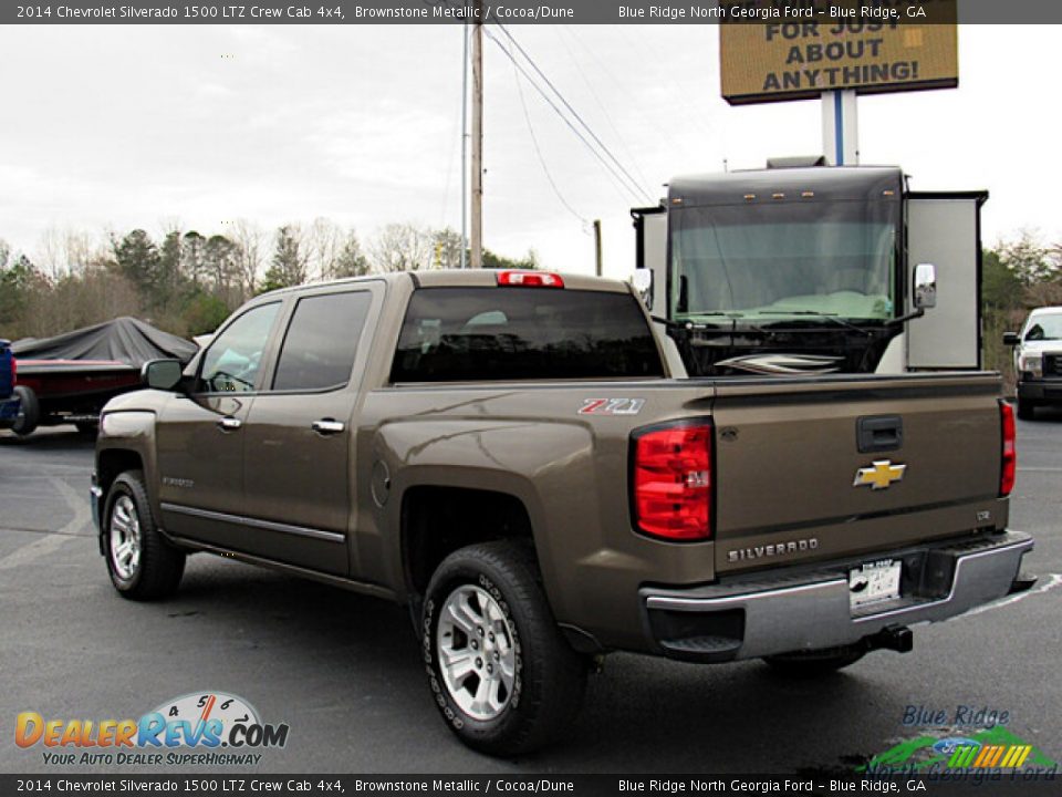 2014 Chevrolet Silverado 1500 LTZ Crew Cab 4x4 Brownstone Metallic / Cocoa/Dune Photo #3