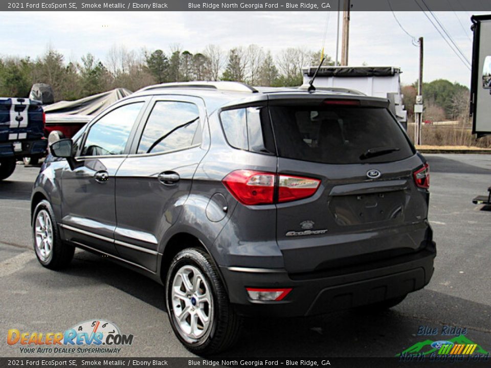 2021 Ford EcoSport SE Smoke Metallic / Ebony Black Photo #3