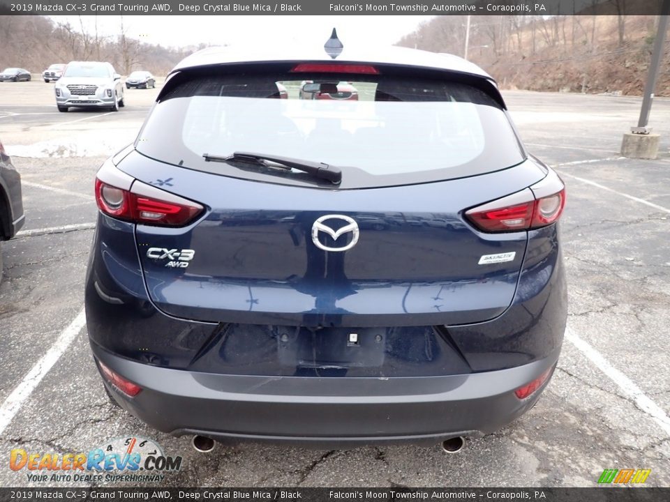 2019 Mazda CX-3 Grand Touring AWD Deep Crystal Blue Mica / Black Photo #3