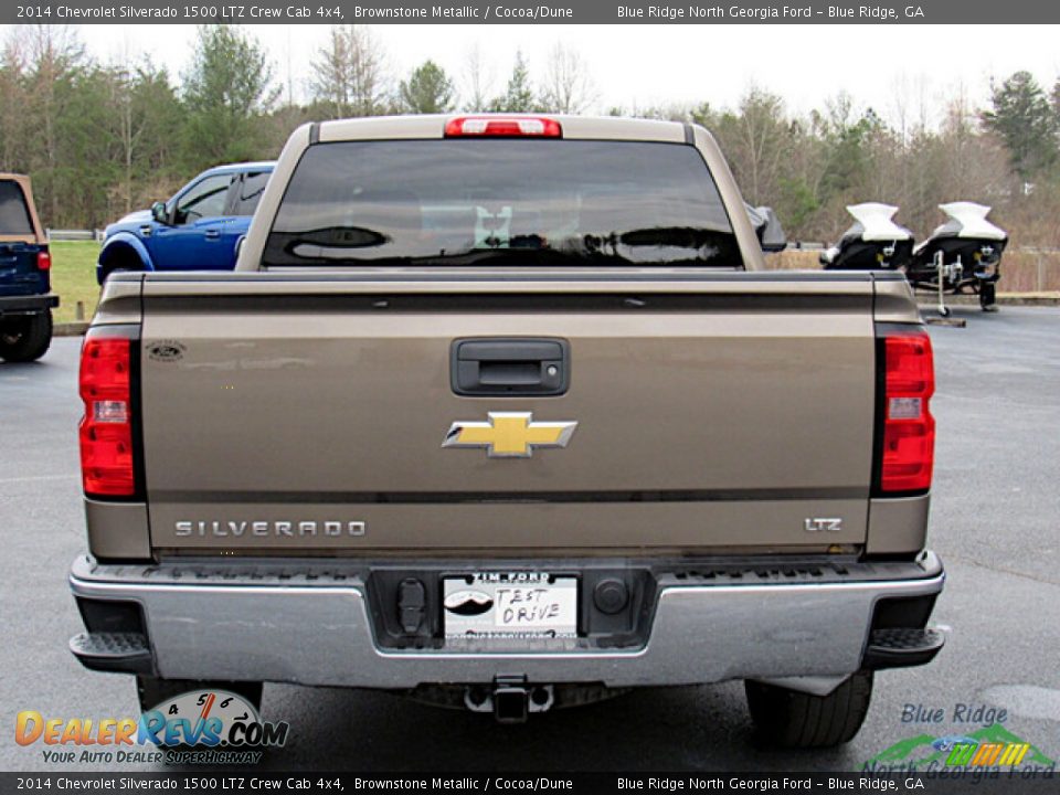 2014 Chevrolet Silverado 1500 LTZ Crew Cab 4x4 Brownstone Metallic / Cocoa/Dune Photo #4