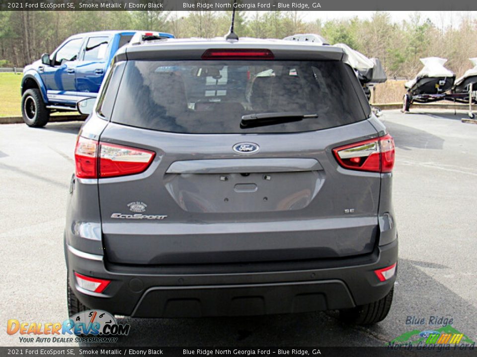 2021 Ford EcoSport SE Smoke Metallic / Ebony Black Photo #4