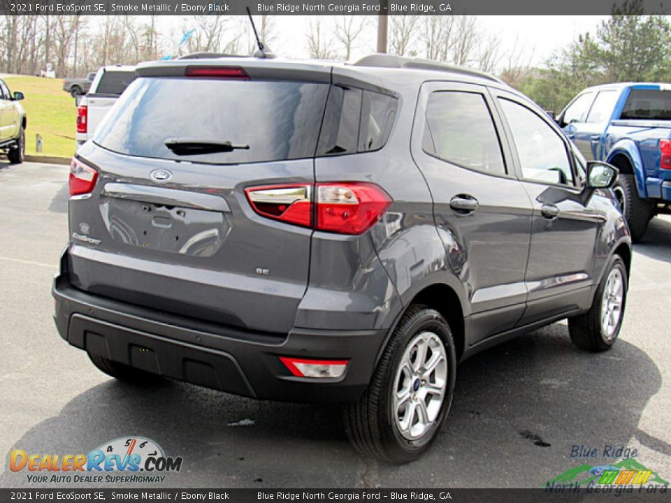 2021 Ford EcoSport SE Smoke Metallic / Ebony Black Photo #5