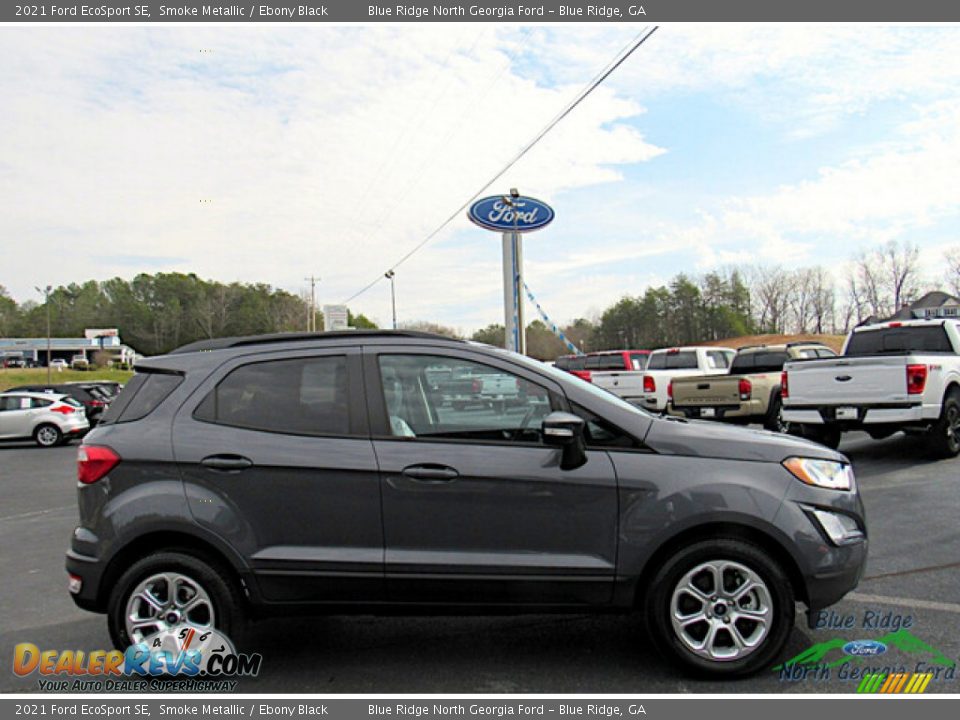 2021 Ford EcoSport SE Smoke Metallic / Ebony Black Photo #6