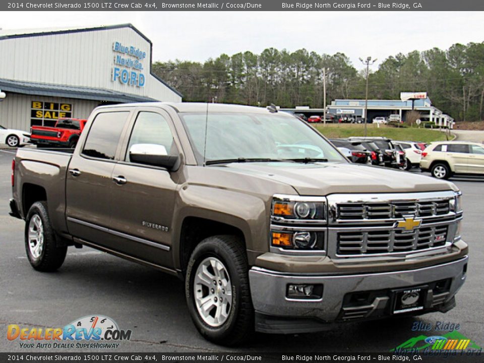 2014 Chevrolet Silverado 1500 LTZ Crew Cab 4x4 Brownstone Metallic / Cocoa/Dune Photo #7