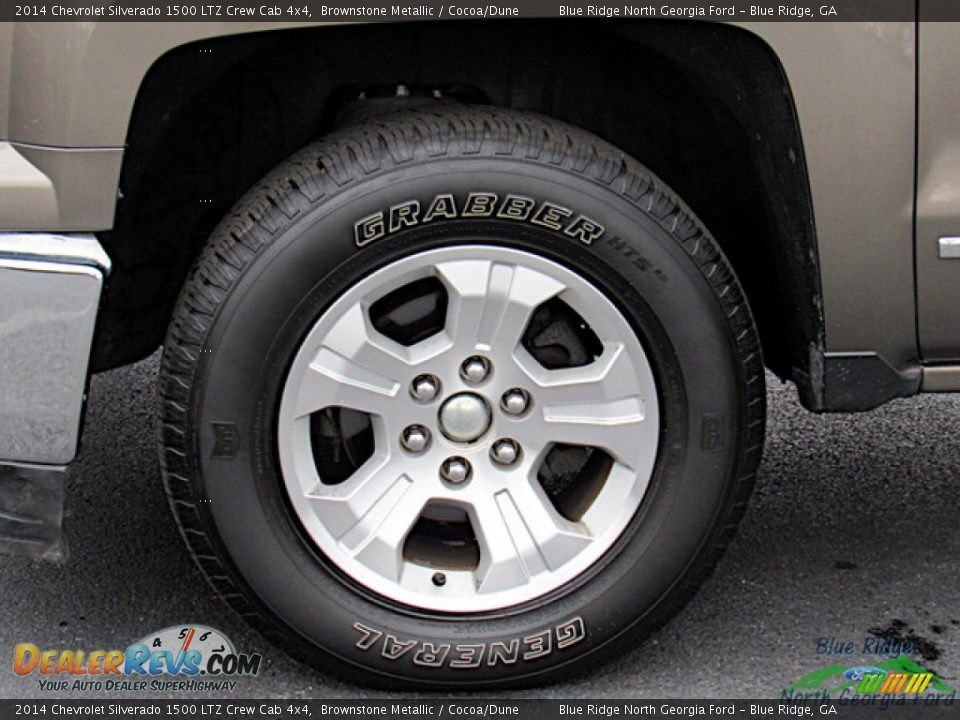 2014 Chevrolet Silverado 1500 LTZ Crew Cab 4x4 Brownstone Metallic / Cocoa/Dune Photo #9