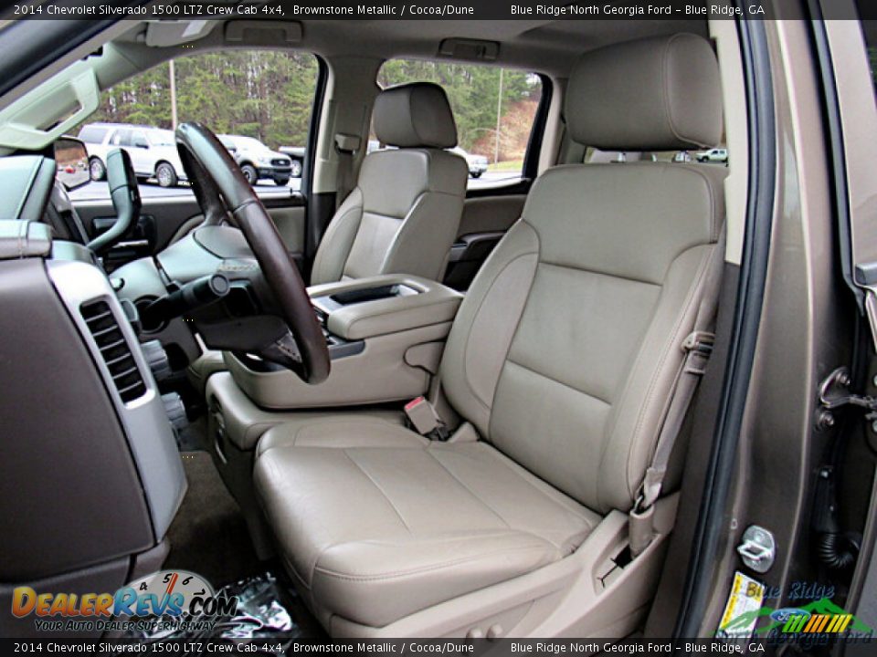 2014 Chevrolet Silverado 1500 LTZ Crew Cab 4x4 Brownstone Metallic / Cocoa/Dune Photo #10