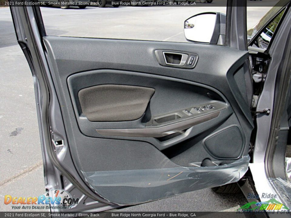 2021 Ford EcoSport SE Smoke Metallic / Ebony Black Photo #10