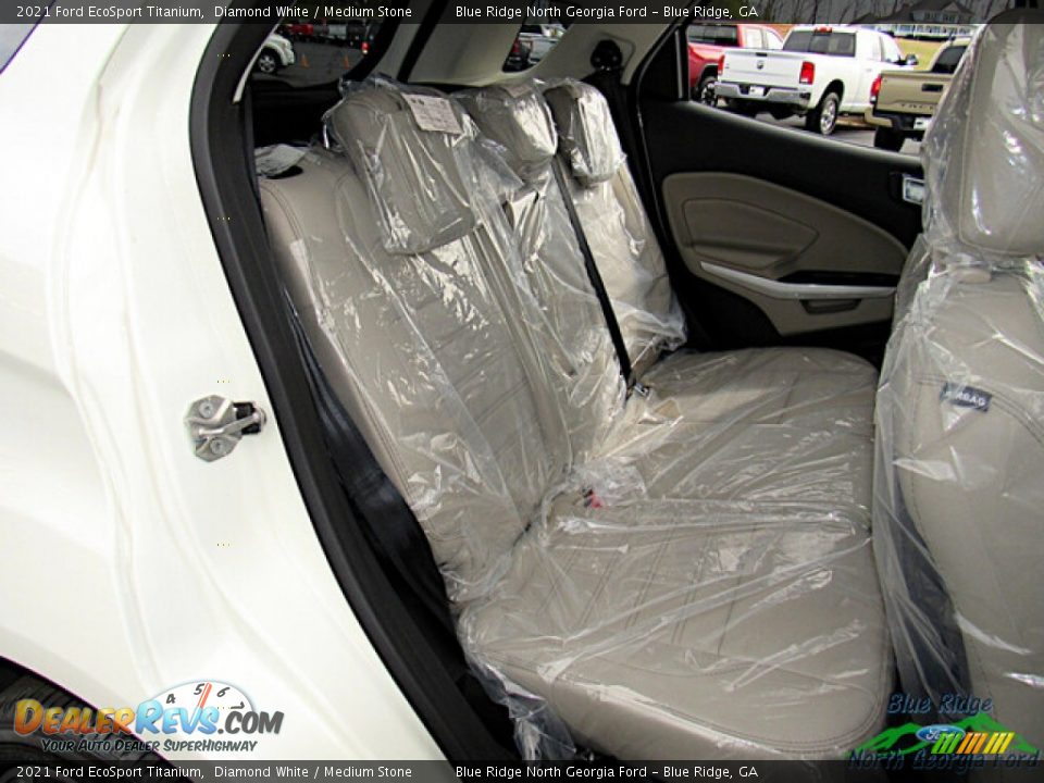 2021 Ford EcoSport Titanium Diamond White / Medium Stone Photo #12