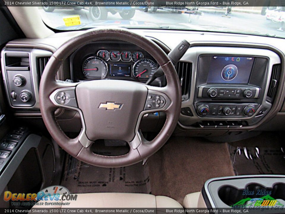 2014 Chevrolet Silverado 1500 LTZ Crew Cab 4x4 Brownstone Metallic / Cocoa/Dune Photo #14