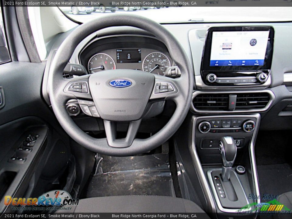 2021 Ford EcoSport SE Smoke Metallic / Ebony Black Photo #15